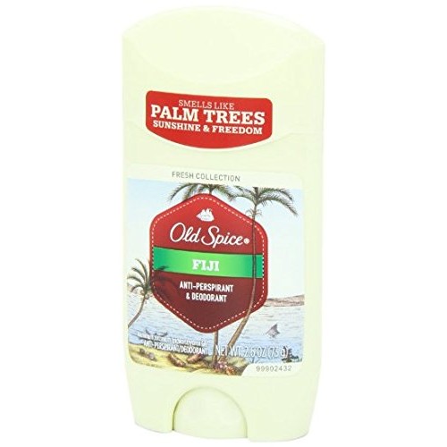 Old Spice Fiji Scent Invisible Solid Men's Antiperspirant & Deodorant 2.6 Oun...