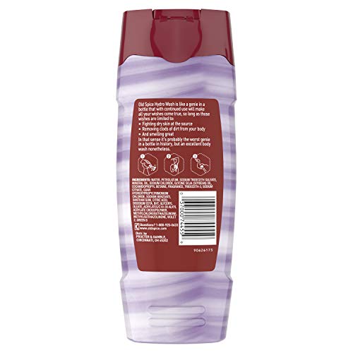 Old Spice Hydro Body Wash for Men, Smoother Swagger Scent, Hardest Working Co...
