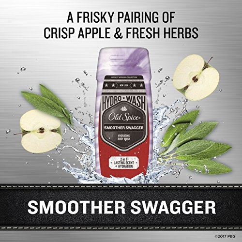Old Spice Hydro Body Wash for Men, Smoother Swagger Scent, Hardest Working Co...