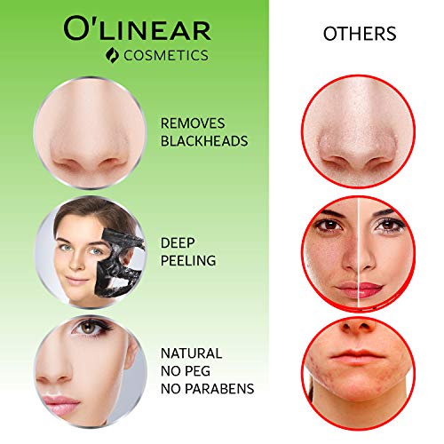 Charcoal Peel Off Face Mask with Organic Bamboo and Vitamin C – Blackhead Rem...