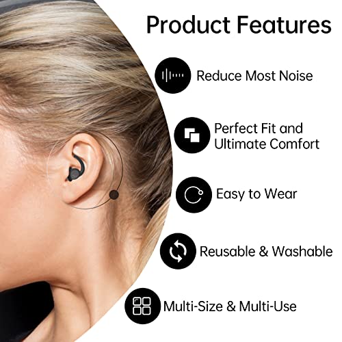 Ear Plugs for Noise Reduction, OLINS KAKO Hearing Protection High Fidelity Ea...