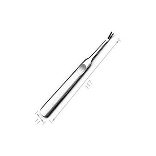 Professional Stainless Steel Cuticle Pusher Trimmer Remover Dead Skin Hangnai...