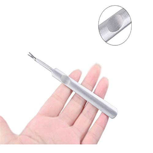 Professional Stainless Steel Cuticle Pusher Trimmer Remover Dead Skin Hangnai...