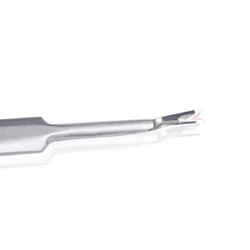 Professional Stainless Steel Cuticle Pusher Trimmer Remover Dead Skin Hangnai...