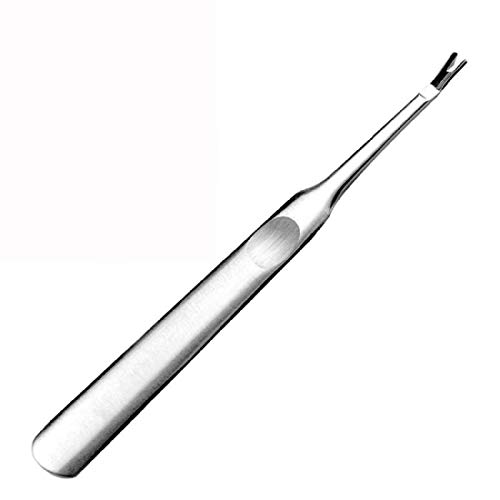 Professional Stainless Steel Cuticle Pusher Trimmer Remover Dead Skin Hangnai...