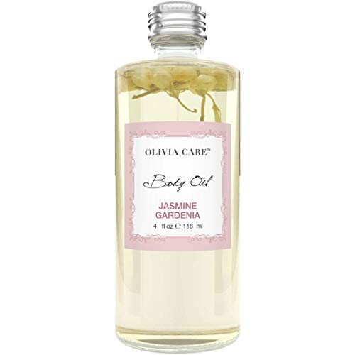 Jasmine Gardenia Body Oil By Olivia Care- Vegan & Natural - Hydrate & Moistur...