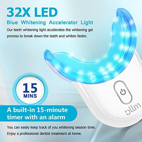Teeth-Whitening-Kit-OLLM Tooth Whitener with 2 Tray - Professional Oral Beaut...