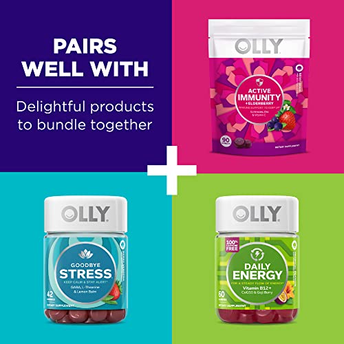 OLLY Extra Strength Sleep Gummy, Occasional Sleep Support, 5 mg Melatonin, L-...