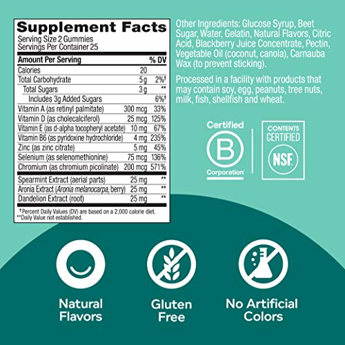 OLLY Flawless Complexion Gummy, Clear and Healthy Skin Support, Vitamins E, A...