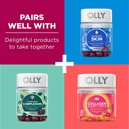 OLLY Undeniable Beauty Gummy, For Hair, Skin, Nails, Biotin, Vitamin C, Kerat...