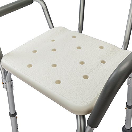 OMECAL 450LBS Medical Shower Chair Bath Seat,Upgraded Transfer Bench Stool Fr...