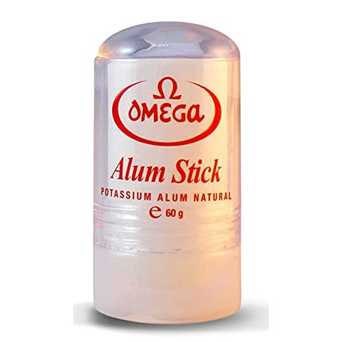 Omega Potassium Alum Stick After Shave Shaving Facial Toner Treatment of Razo...