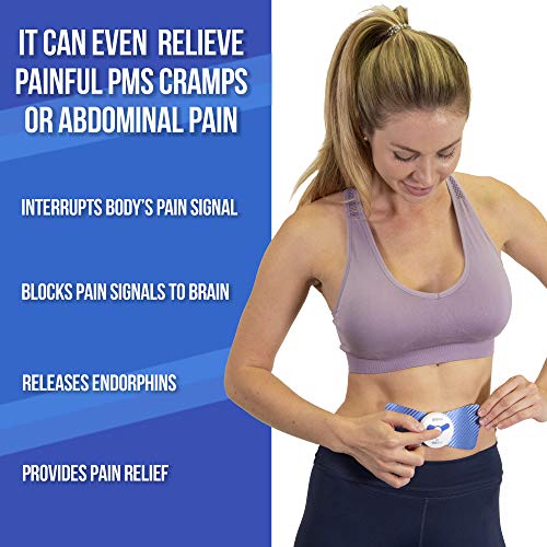 Omega Wireless TENS Unit Muscle Stimulator with Remote, 2 Back Pain Relief Pa...