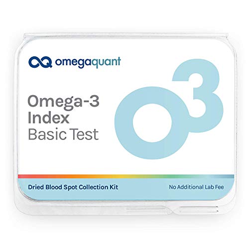 Omega Quant Omega-3 Index Basic - The Original Omega-3 Blood Test Kit with on...