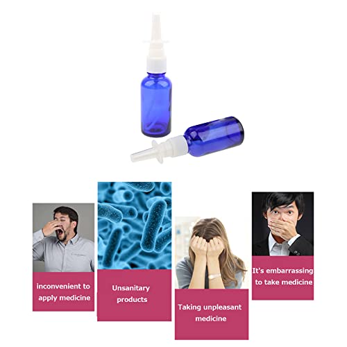 10 Pcs Spray Bottle 30ml Refillable Nasal Spray Bottle Nebulizer Bottle Vial ...