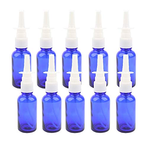 10 Pcs Spray Bottle 30ml Refillable Nasal Spray Bottle Nebulizer Bottle Vial ...