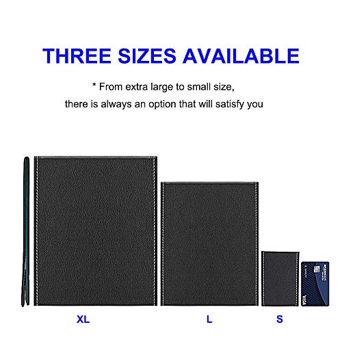 OMIRO Travel Folding Makeup Mirror Portable PU Leather Mirror with Adjustable...