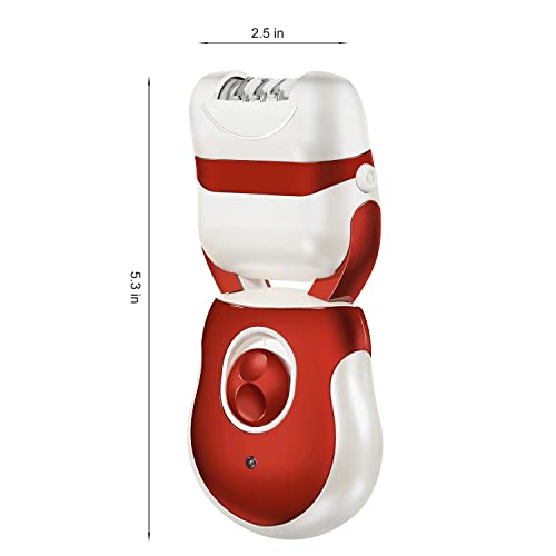 Electric Epilator For Women, 3 in 1 Hair Removal Razor Hair Shaver With Callo...
