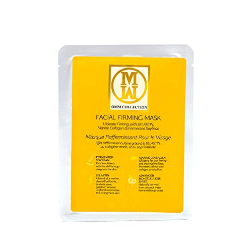 OMM Collection Bio-cellulose Coconut Gel Facial Sheet Masks- Skin Care (Pack ...