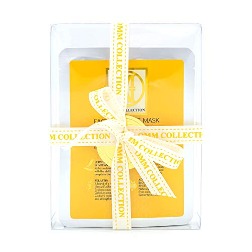 OMM Collection Bio-cellulose Coconut Gel Facial Sheet Masks- Skin Care (Pack ...