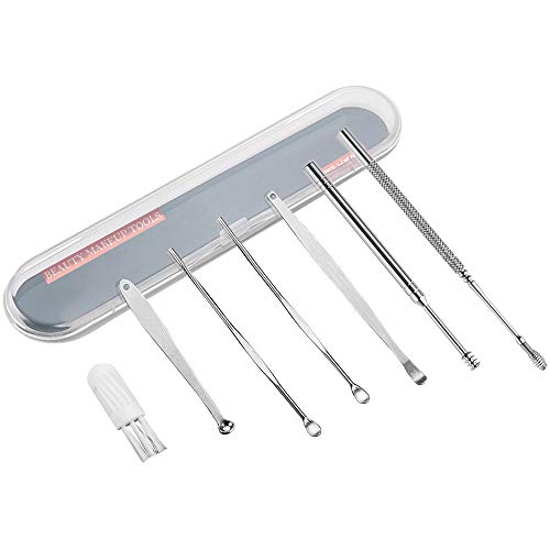 7 Pcs Ear Pick Ear Wax Remove Kit, Ear Cleaning Tools Set, Ear Curette Earwax...