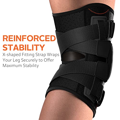 Omples Hinged Knee Brace for Knee Pain Knee Braces for Meniscus Tear Knee Sup...