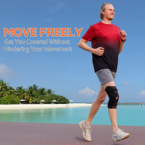 Omples Hinged Knee Brace for Knee Pain Knee Braces for Meniscus Tear Knee Sup...