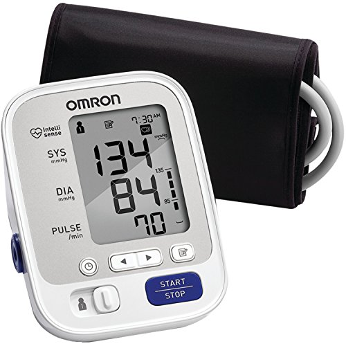 Omron 5 Series Upper Arm Blood Pressure Monitor; 2-User, 100-Reading Memory, ...