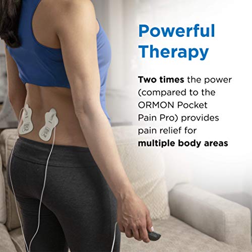 OMRON Max Power Relief TENS Unit Muscle Stimulator, Simulated Massage Therapy...