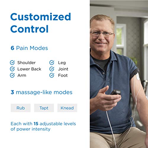 OMRON Max Power Relief TENS Unit Muscle Stimulator, Simulated Massage Therapy...