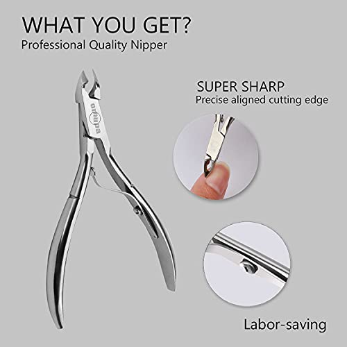 Nail Clippers Set Manicure Pedicure Kit, Professional Grooming Kit, Stainless...