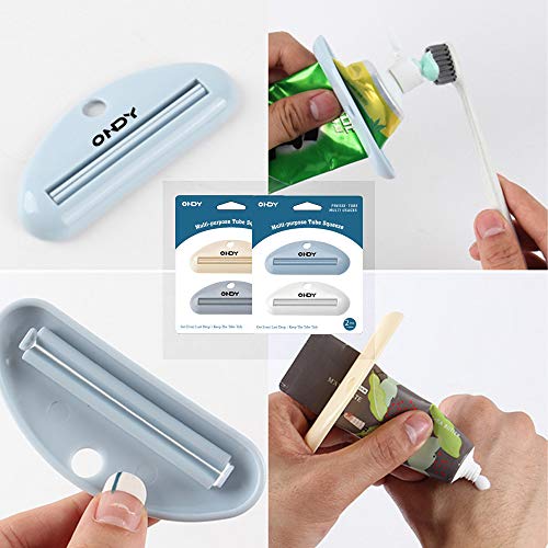 4 Pack Toothpaste Squeezers, Tube Squeezers for Toothpaste, Hand Cream, Polyg...
