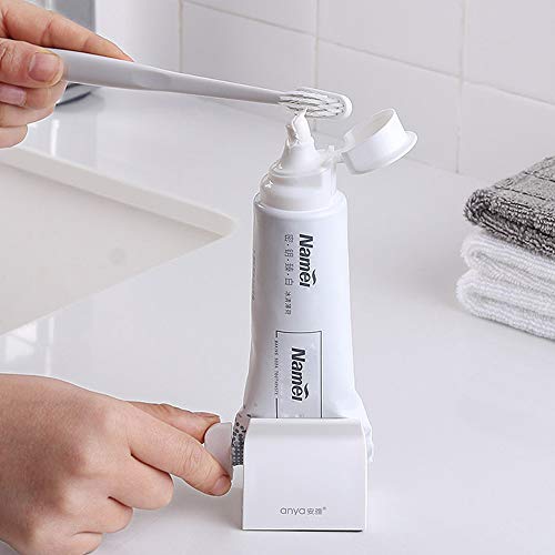 Rolling Tube Toothpaste Squeezer Heavy Duty Toothpaste Dispenser With Rubber ...