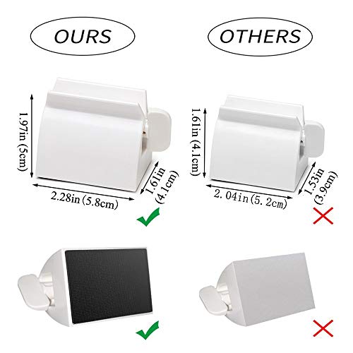 Rolling Tube Toothpaste Squeezer Heavy Duty Toothpaste Dispenser With Rubber ...