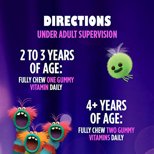 ONE A DAY Kids Trolls Multivitamin Gummy Vitamins A, B6, B12, C, D, and E, Zi...