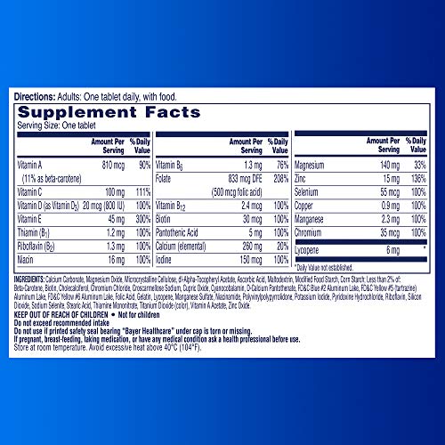 One A Day Men's Pre-Conception Health Multivitamin to Support Healthy Sperm, ...