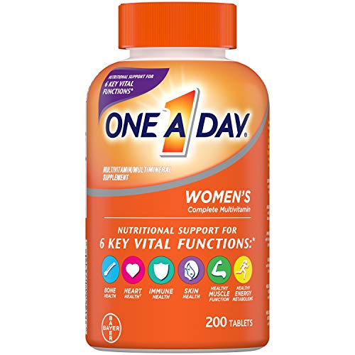 One A Day Women’s Multivitamin, Supplement with Vitamin A, Vitamin C, Vitamin...