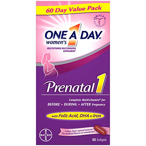 One A Day Women's Prenatal 1 Multivitamin Including Vitamin A, Vitamin C, Vit...