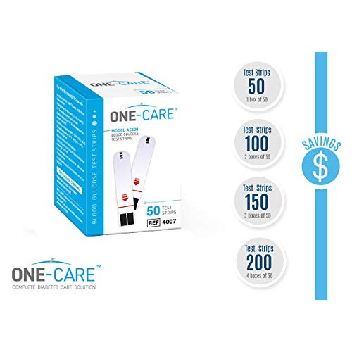 ONE-CARE™ Diabetes Testing Kit: Blood Glucose Monitor System with Blood Sugar...
