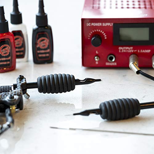 One Tattoo World 100pcs Disposable Tattoo Needle and Tube 3/4 Grip RL/RS/M1, ...