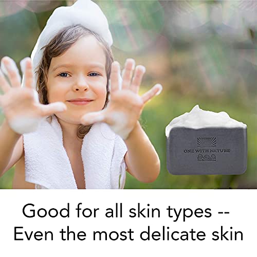 DEAD SEA Salt CHARCOAL SOAP 3 pk – Activated Charcoal, Shea Butter, Argan Oil...