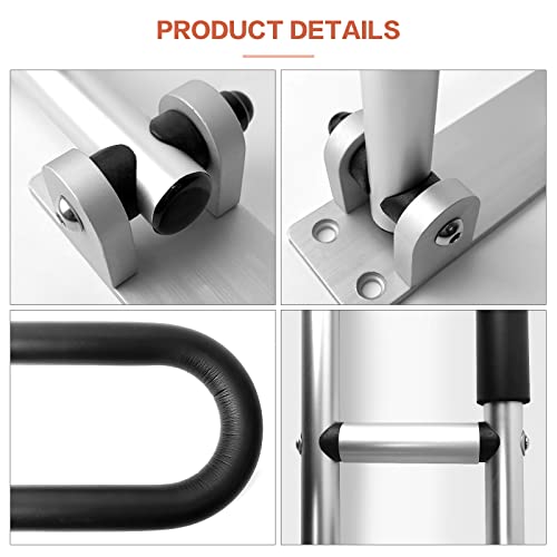 Toilet Safety Handicap Grab Bars,Medical Adjustable Rail for Toilet Aid,24 In...