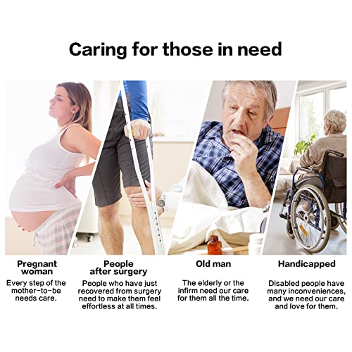 Toilet Safety Handicap Grab Bars,Medical Adjustable Rail for Toilet Aid,24 In...