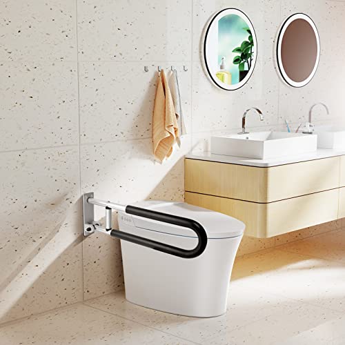Toilet Safety Handicap Grab Bars,Medical Adjustable Rail for Toilet Aid,24 In...