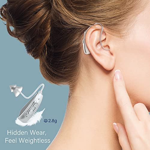 Onebridge Hearing aids, Upgraded Rechargeable Hearing Aids for Seniors, Sound...
