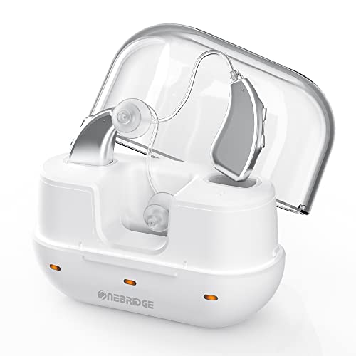 Onebridge Hearing aids, Upgraded Rechargeable Hearing Aids for Seniors, Sound...
