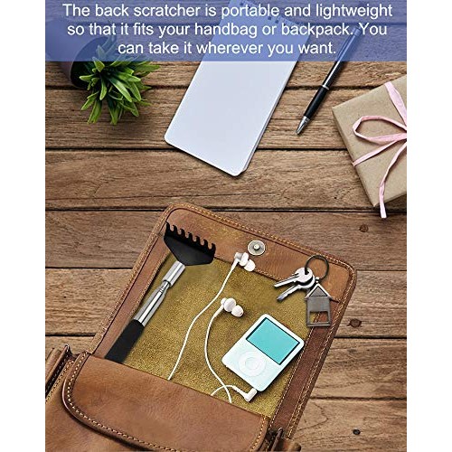 ONEEKK Portable Extendable Back Scratcher, 2 Pack Metal Telescoping Backscrat...