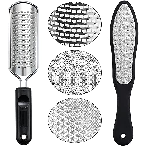 Oneleaf 2PCS Professional Pedicure Rasp Foot File Cracked Skin Corns Callus R...