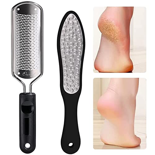 Oneleaf 2PCS Professional Pedicure Rasp Foot File Cracked Skin Corns Callus R...