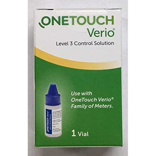 OneTouch Verio Level 3 (Mid) Control Solution - 1 vial, Pack of 2